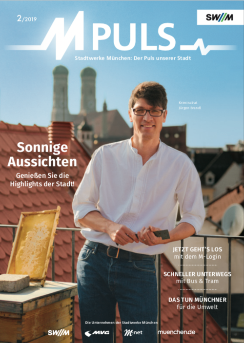 Stadtwerke Magazin M-Puls 2/2019 Cover of the M-Puls magazine 2/2019