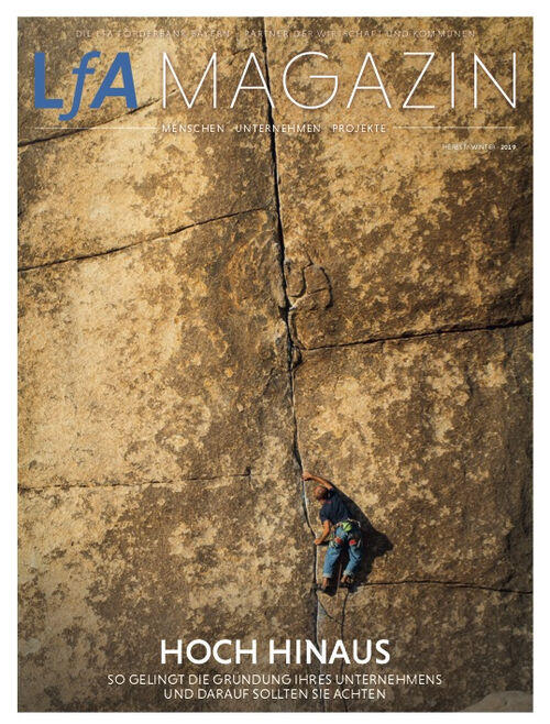 LfA Magazin 02/2019 Cover des LfA-Magazin Herbst/Winter 2019