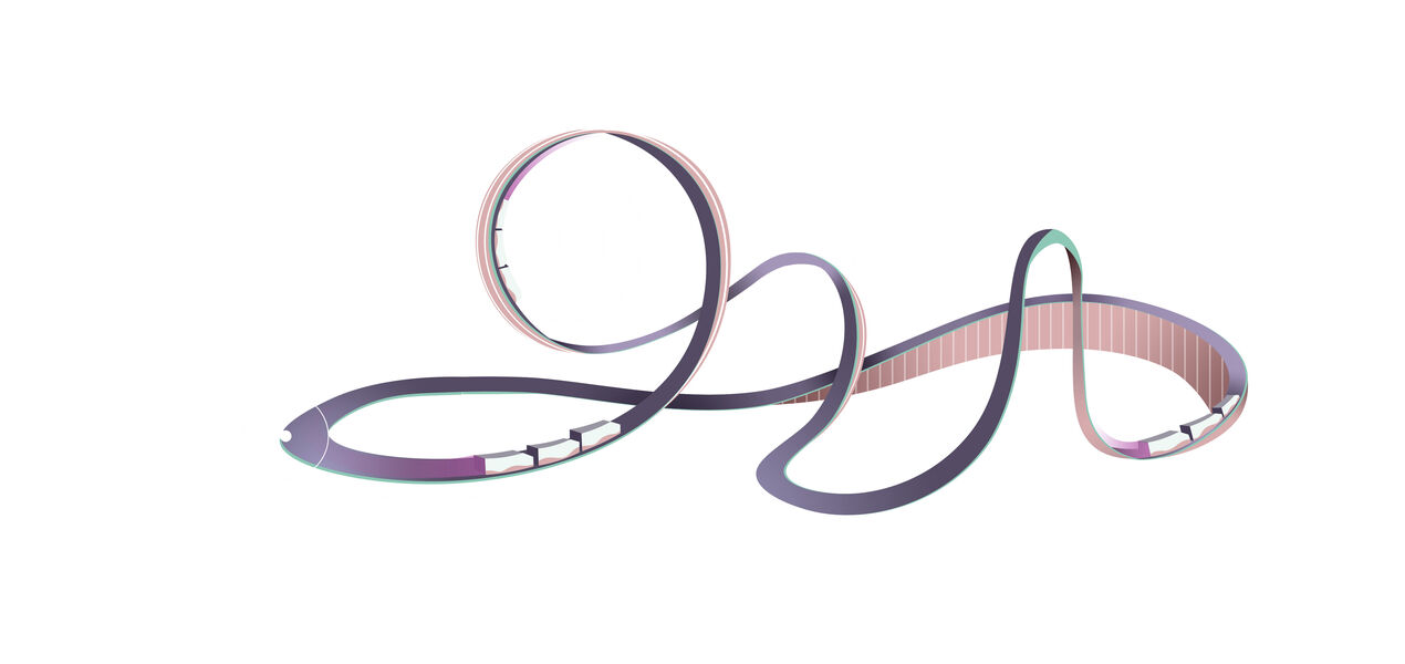 Brendan Walker develops roller coasters that provide thrills Illustration sketch of a roller coaster developed by Brendan Walker