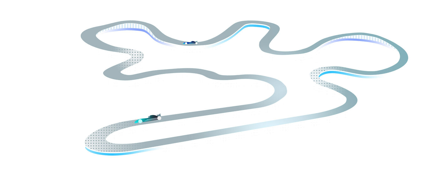 Hermann Tilke develops Formula 1 tracks Illustrative sketch of a Formula 1 track by Hermann Tilke