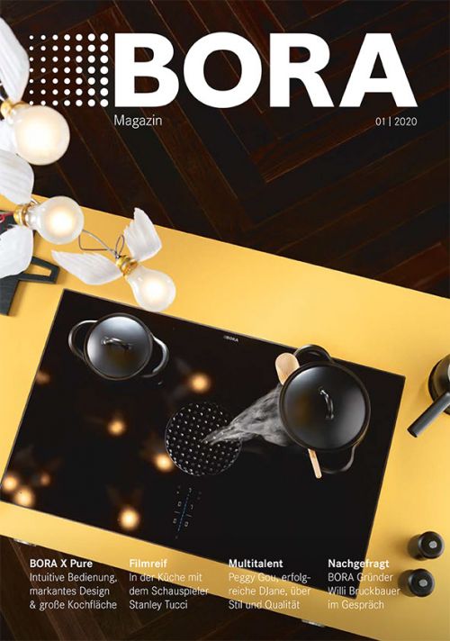 BORA Magazin 01/2020 Cover des BORA Magazins 01/2020