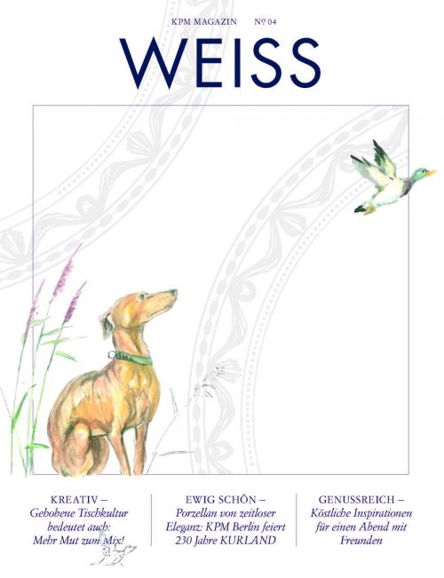 KPM Magazin WEISS 2020 Cover des WEISS magazine 2020