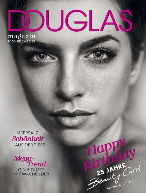 Douglas Magazine 04/2020: Highlights of the issue Cover of Douglas Beauty Card Magazine Issue 04/2020