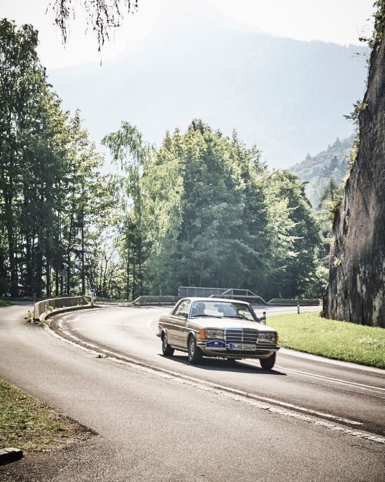 ADAC Europe Classic 2020 and 2021 Grey classic car on country road