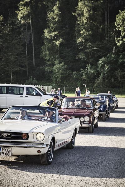 ADAC Europe Classic 2020 and 2021 Vintage cars waiting in line