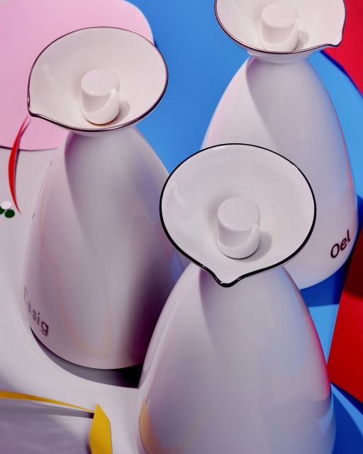 KPM Urbino anniversary Vinegar and oil carafe from the Urbino collection by KPM Berlin