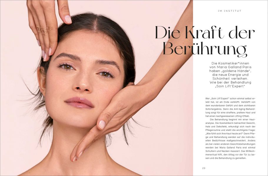Jubiläumsmagazin Maria Galland Layout Maria Galland Treatment